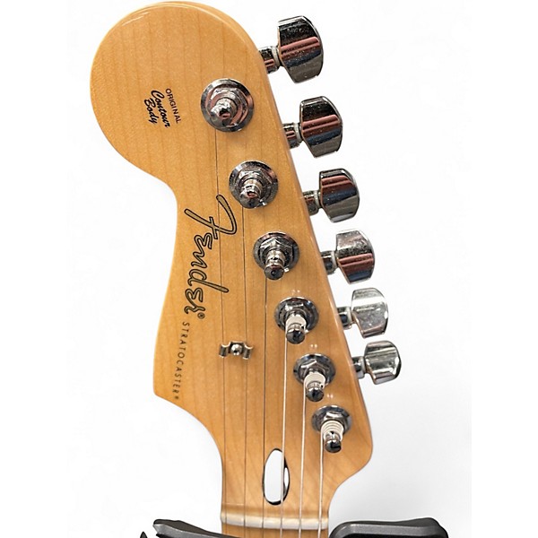 Used Fender Player Stratocaster Left Handed Capri Orange Solid Body Electric Guitar