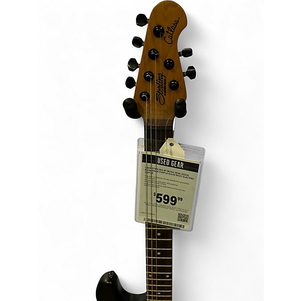 Used Sterling by Music Man JASON RICHARSON PURPLE Solid Body Electric Guitar