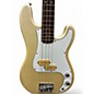 Vintage 1980s Squier Squire II P Bass Frost White Electric Bass Guitar