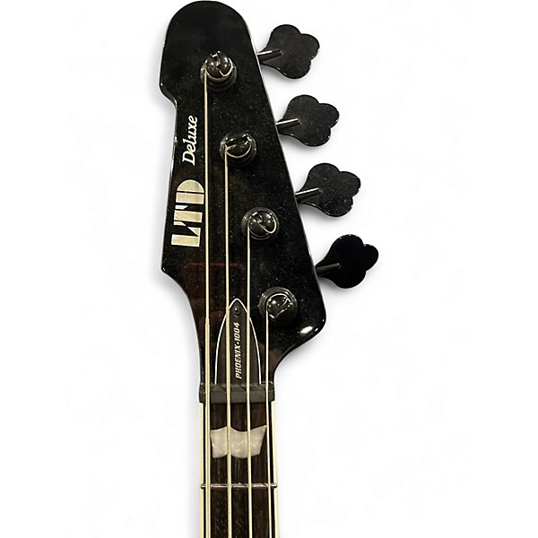 Used ESP LTD Phoenix 1004 4 String Black Electric Bass Guitar