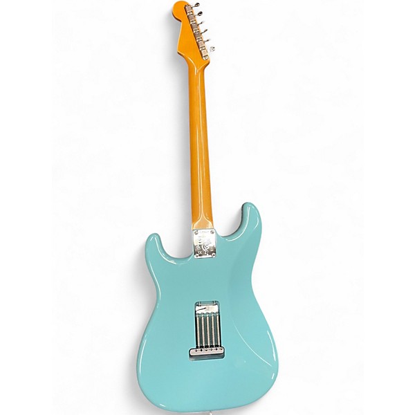 Used Fender Artist Series Eric Johnson Stratocaster Daphne Blue Solid Body Electric Guitar