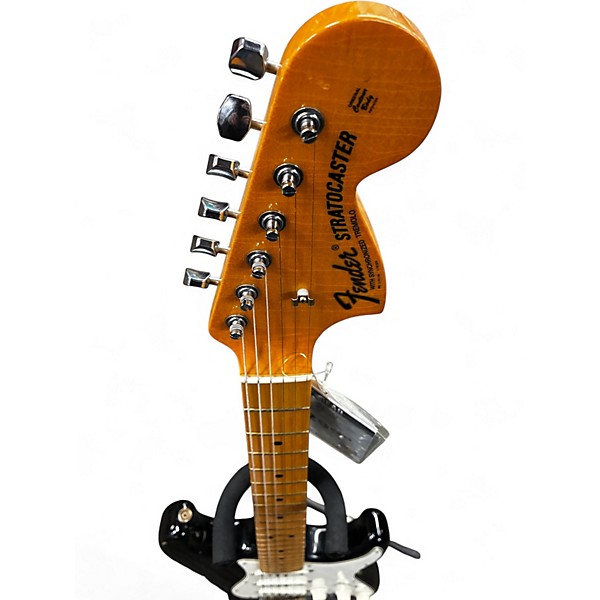 Used Fender Custom Shop 1969 Relic Black Solid Body Electric Guitar