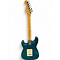 Used Fender American Deluxe Stratocaster HSS Green Solid Body Electric Guitar