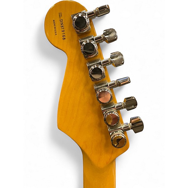 Used Fender American Deluxe Stratocaster HSS Green Solid Body Electric Guitar