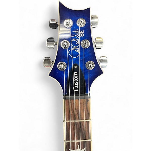Used PRS SE Custom 22 Semi-Hollowbody Blue Hollow Body Electric Guitar