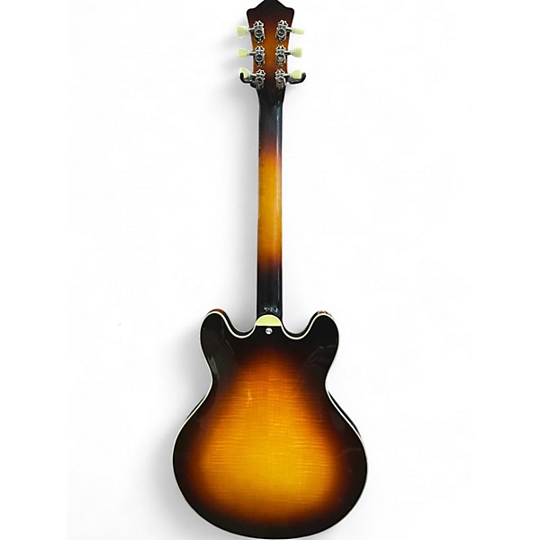 Used Eastman T486B 2 Tone Sunburst Hollow Body Electric Guitar