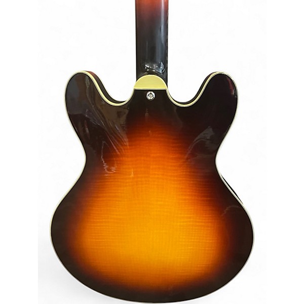 Used Eastman T486B 2 Tone Sunburst Hollow Body Electric Guitar
