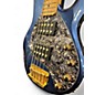 Used Ernie Ball Music Man Stingray 5 String PACE CAR BLUE Electric Bass Guitar