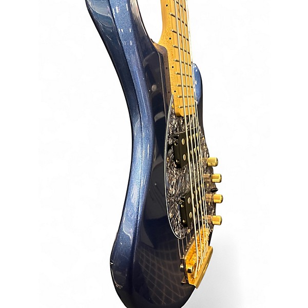 Used Ernie Ball Music Man Stingray 5 String PACE CAR BLUE Electric Bass Guitar