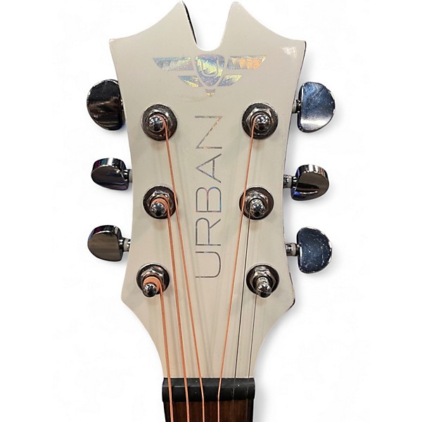 Used Keith Urban NIGHT STAR Black and White Acoustic Guitar