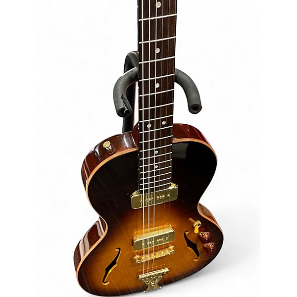 Used B&g LITTLE SISTER 2 Color Sunburst Hollow Body Electric Guitar