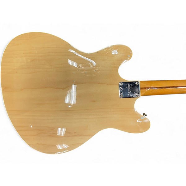 Used Squier Classic Vibe Starcaster Natural Hollow Body Electric Guitar