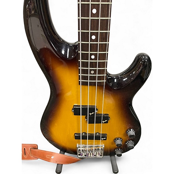Vintage 1995 Fender PRECISION BASS LYTE 2 Tone Sunburst Electric Bass Guitar