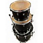 Used Ludwig 3 Piece 3 Piece Shell Pack Black Drum Kit thumbnail