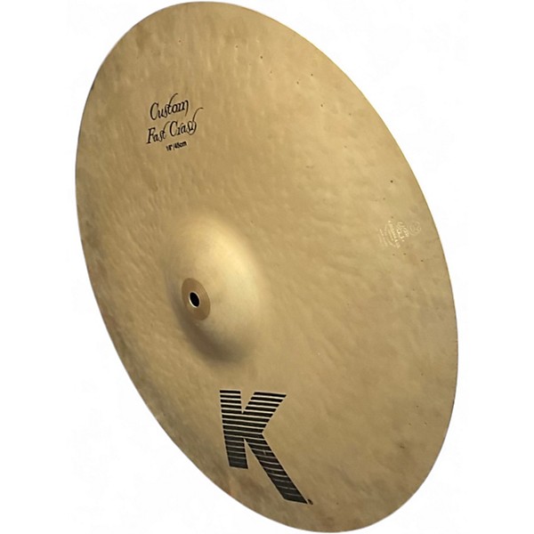 Used Zildjian 18in K Custom Fast Crash Cymbal