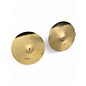 Used Zildjian 14in ZMAC Marching Cymbals Pair Cymbal