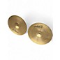 Used Zildjian 14in ZMAC Marching Cymbals Pair Cymbal