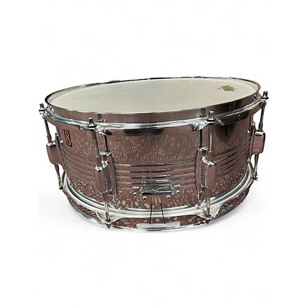 Used Ludwig 14X6.5 ROCKER SNARE DRUM STEEL Drum