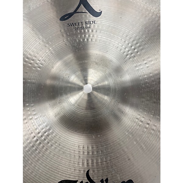 Used Zildjian 21in A Series Sweet Ride Cymbal