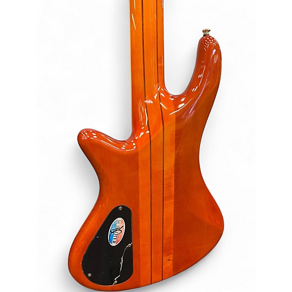 Used Schecter Guitar Research Stiletto Elite 5 String HONEYBURST Electric Bass Guitar