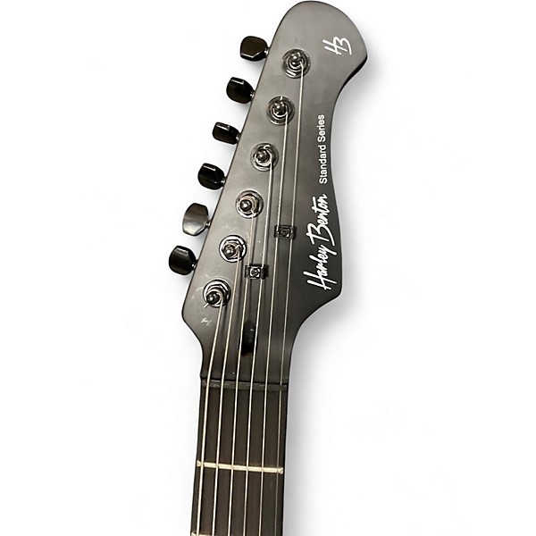 Used Harley Benton STANDARD Black Solid Body Electric Guitar