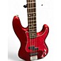 Used Squier Standard Series PJ Candy Apple Red Electric Bass Guitar thumbnail