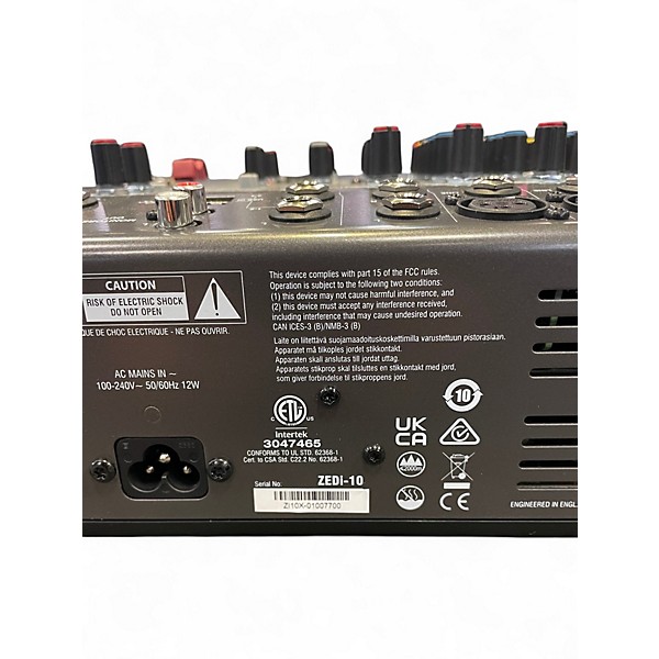 Used Allen & Heath ZEDi10 Unpowered Mixer