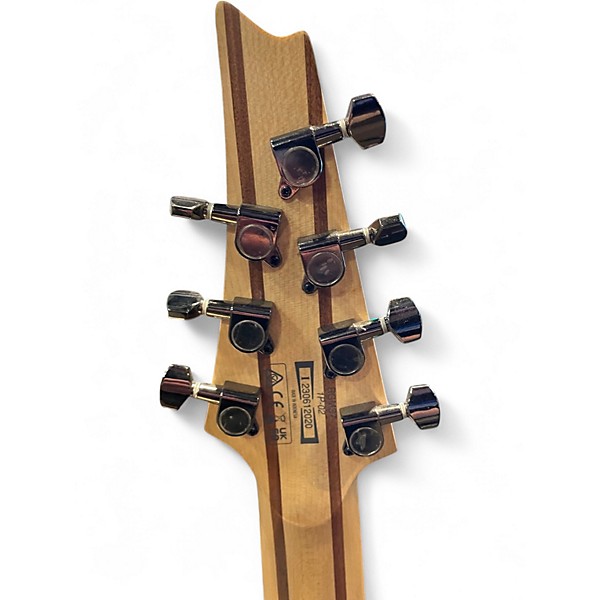 Used Ibanez RGMS7 Black Solid Body Electric Guitar