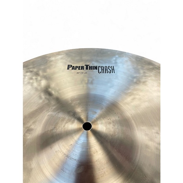 Used Zildjian 20in K Custom Paper Thin Crash Cymbal