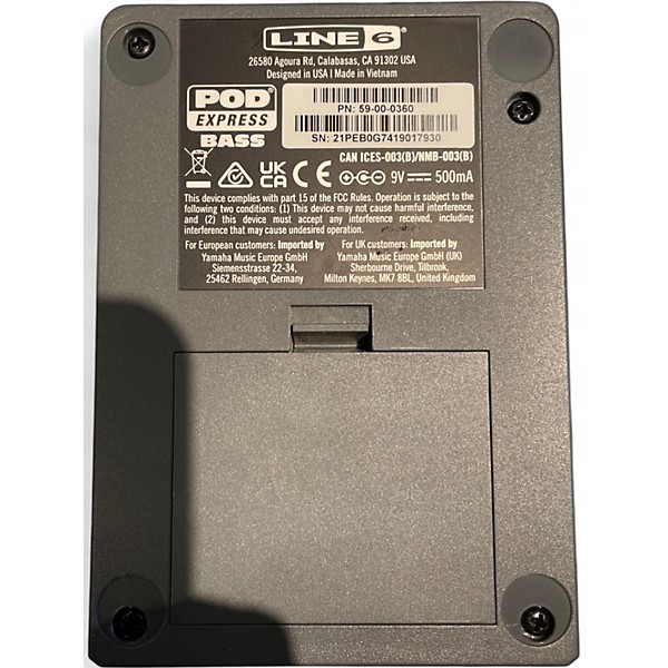 Used Line 6 POD EXPRESS BASS Effect Processor