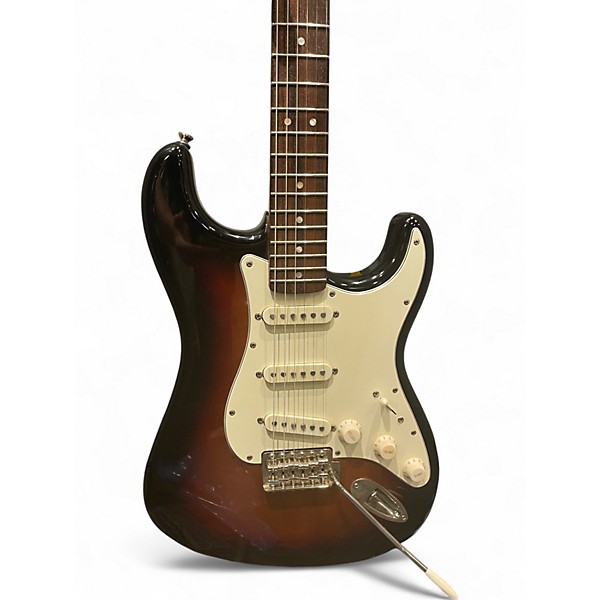 Used Squier Classic Vibe Stratocaster 3 Tone Sunburst Solid Body Electric Guitar