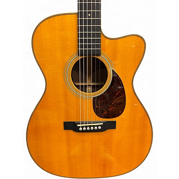 Used Martin OMC28E Natural Acoustic Electric Guitar