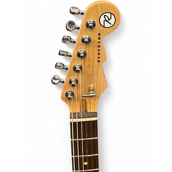 Used Reverend Descent RA Trans Purple Solid Body Electric Guitar