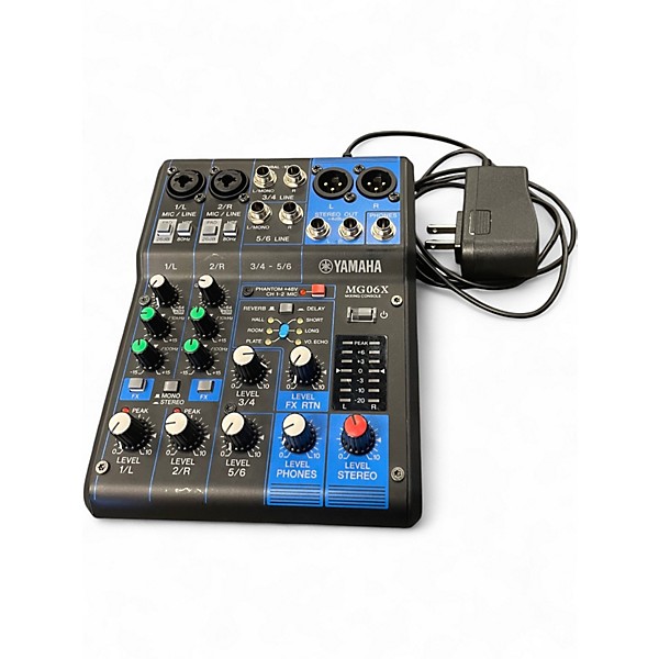 Used Yamaha MG06X Unpowered Mixer