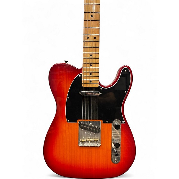 Used Fender Deluxe Telecaster AGED CHERRY SUNBURST Solid Body Electric Guitar