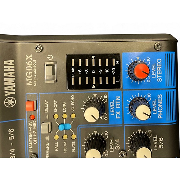 Used Yamaha MG06X Unpowered Mixer