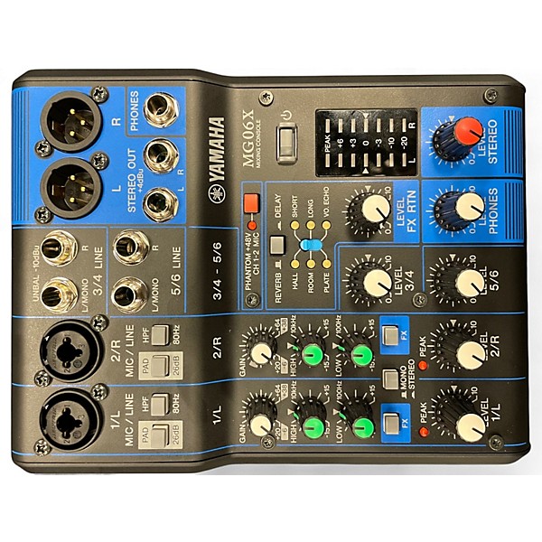Used Yamaha MG06X Unpowered Mixer