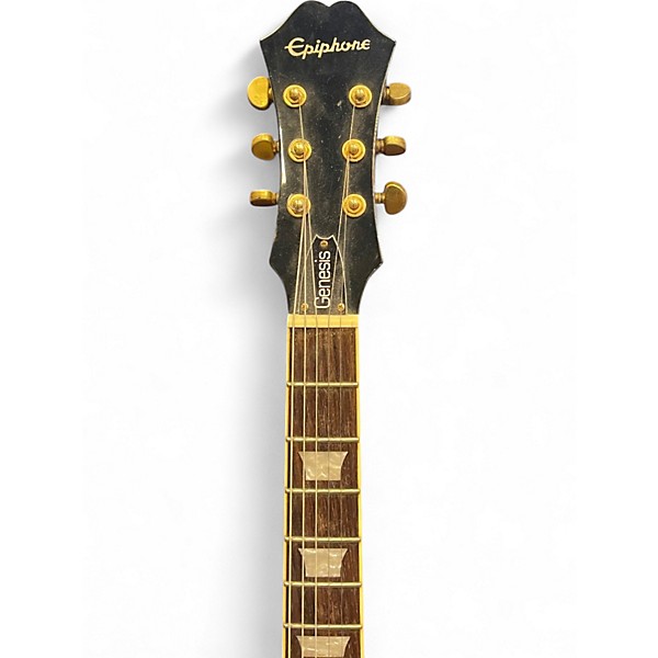 Used 2000s Epiphone GENISIS Tobacco Burst Solid Body Electric Guitar