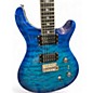 Used PRS SE CUSTOM LAKE BLUE Solid Body Electric Guitar