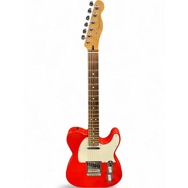 Used Fender Player Telecaster Fiesta Red Solid Body Electric Guitar