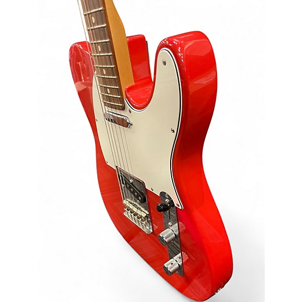 Used Fender Player Telecaster Fiesta Red Solid Body Electric Guitar