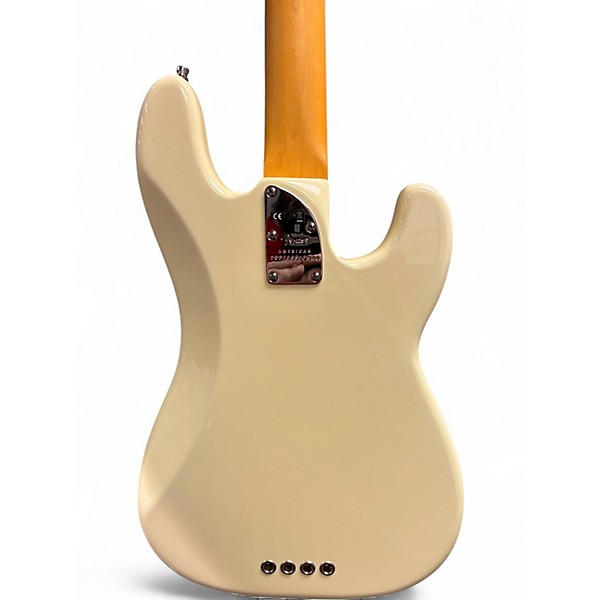 Used Fender American Professional II Precision Bass Olympic White Electric Bass Guitar