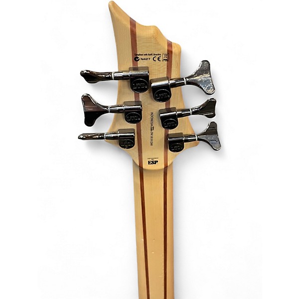 Used ESP LTD B206SM 6 String Natural Electric Bass Guitar