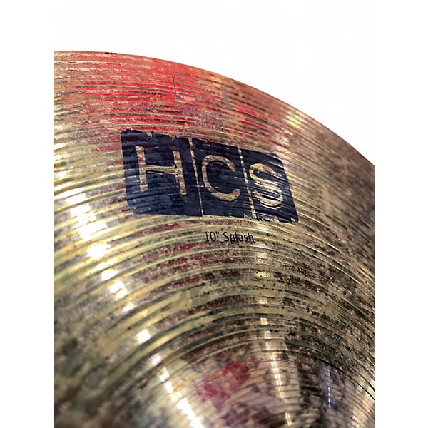 Used MEINL 10in HCS Splash Cymbal