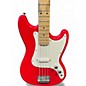 Used Squier Bronco Dakota Red Electric Bass Guitar