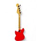 Used Squier Bronco Dakota Red Electric Bass Guitar