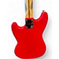 Used Squier Bronco Dakota Red Electric Bass Guitar