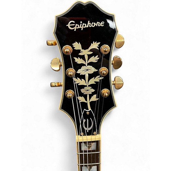 Used Epiphone Sheraton II Natural Hollow Body Electric Guitar