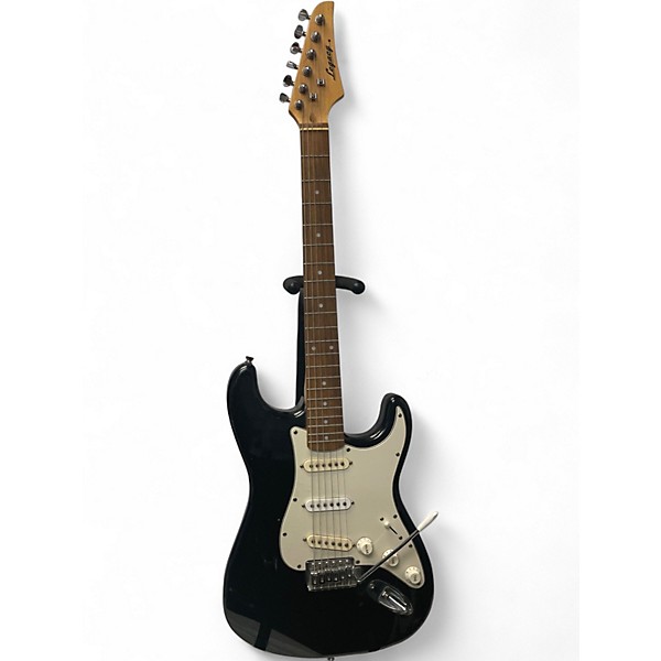 Used Legacy Stratocaster Style Black Solid Body Electric Guitar