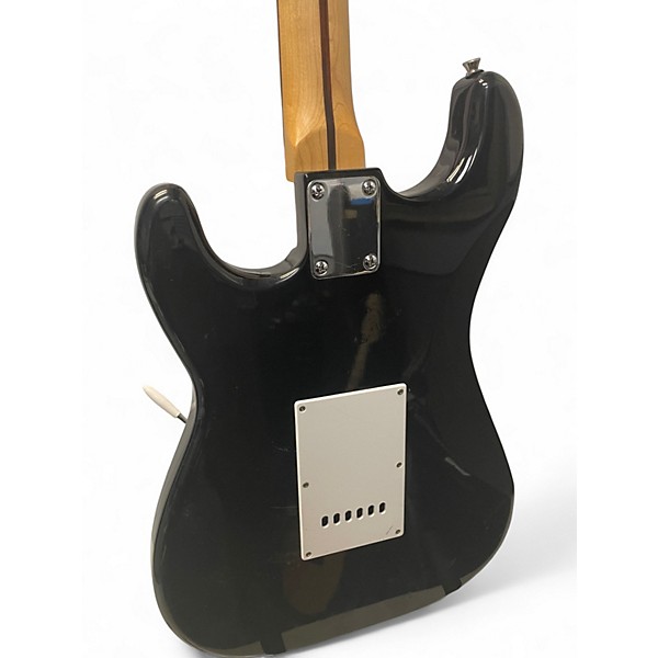 Used Legacy Stratocaster Style Black Solid Body Electric Guitar